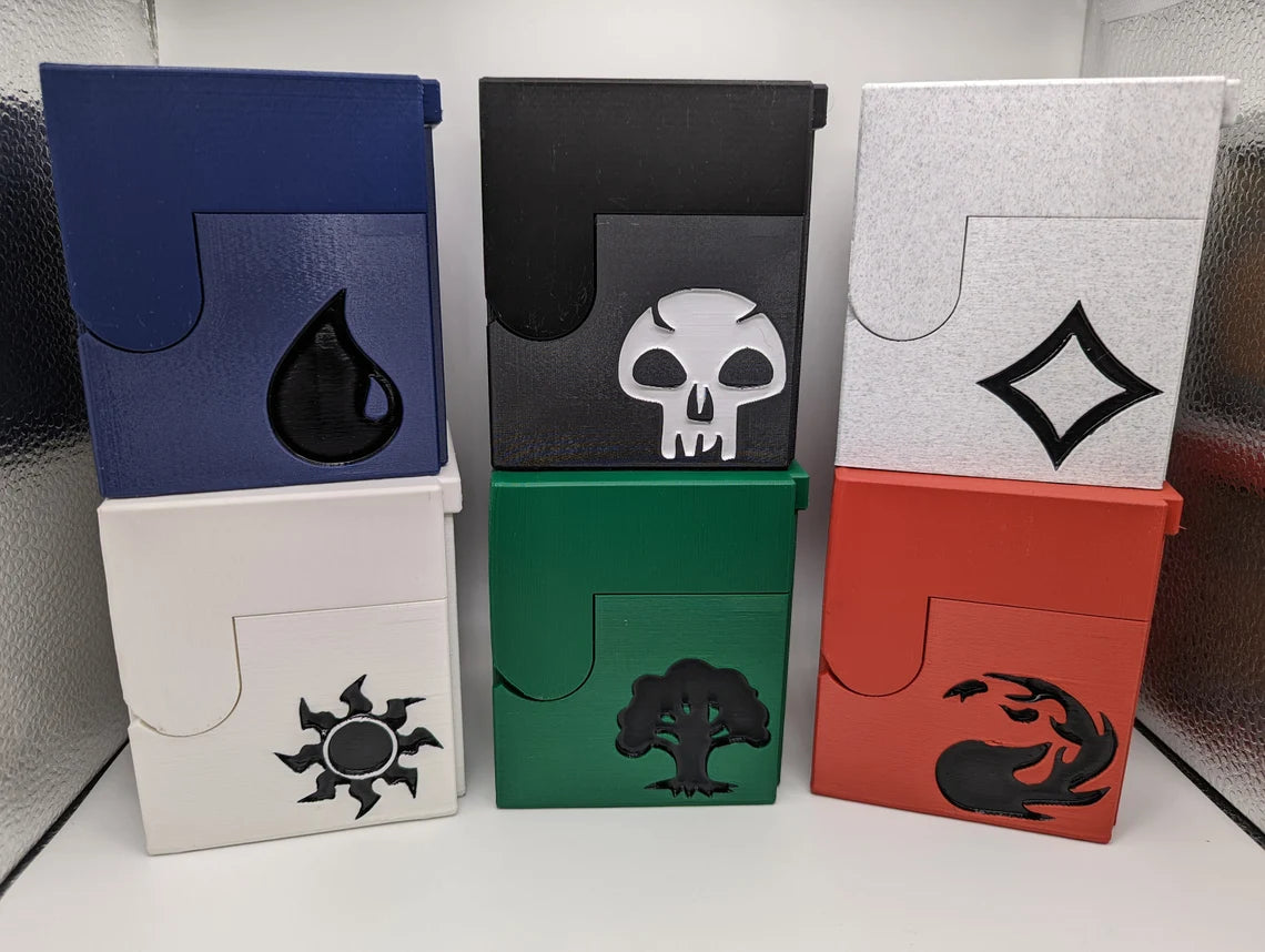 White Rising MTG Commander Deck Box by 3Sisters3dCreations