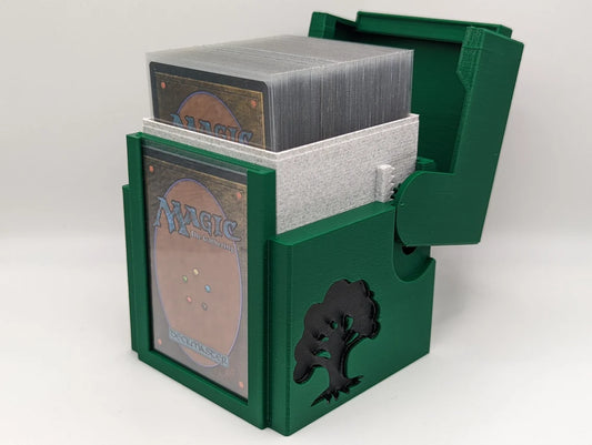 Green Rising MTG Commander Deck Box by 3Sisters3dCreations