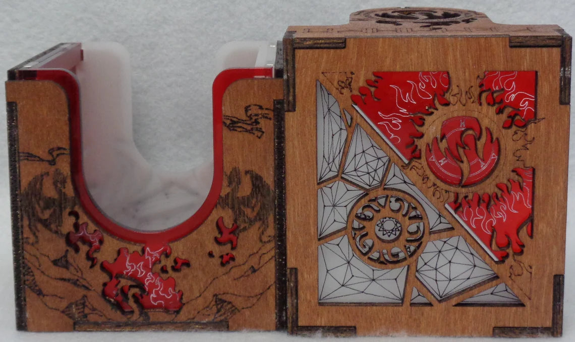 Boros - Red / White  Commander Deck Box by Vulcan Forge