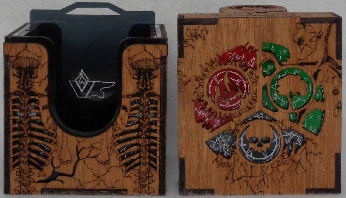 Jund - Red / Green / Black Commander Deck Box by Vulcan Forge