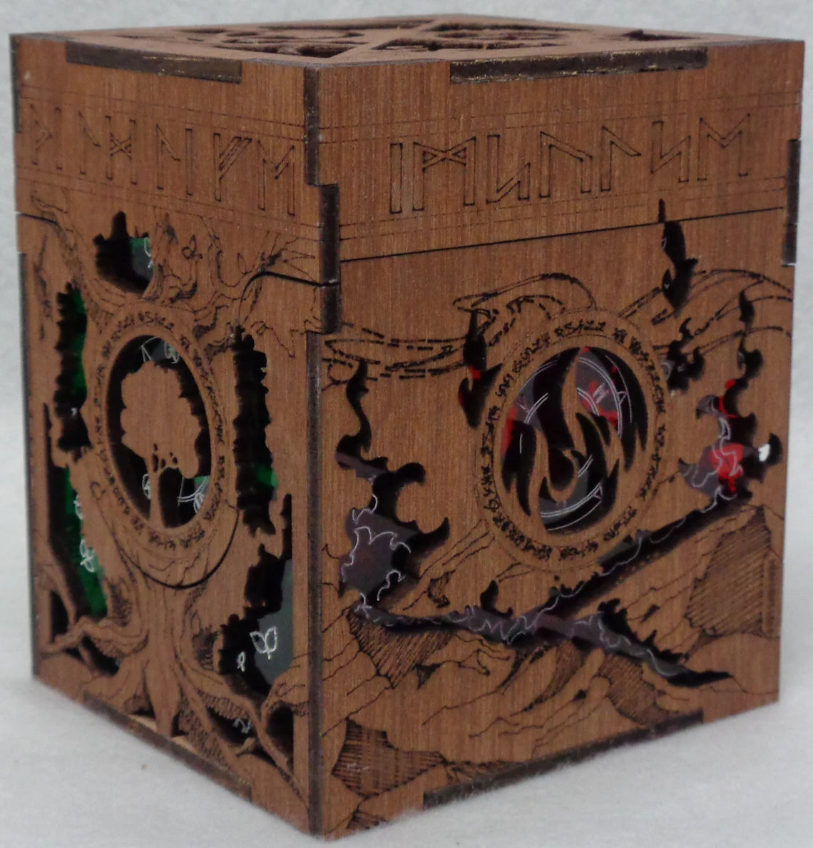 Gruul - Red / Green Commander Deck Box by Vulcan Forge