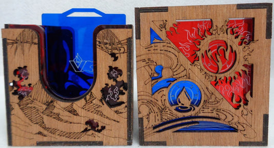 Izzet - Blue/Red Commander Deck Box by Vulcan Forge