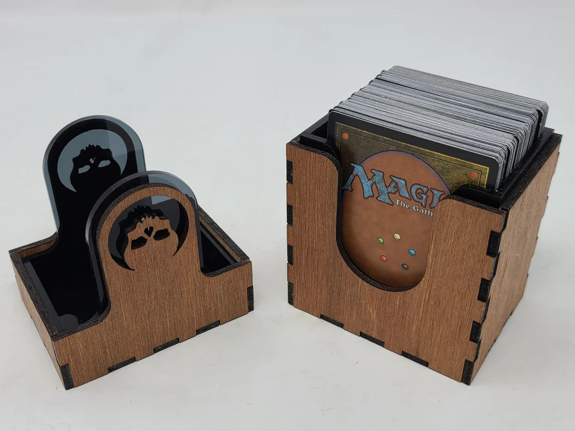 Black Standard Deck Box by Vulcan Forge