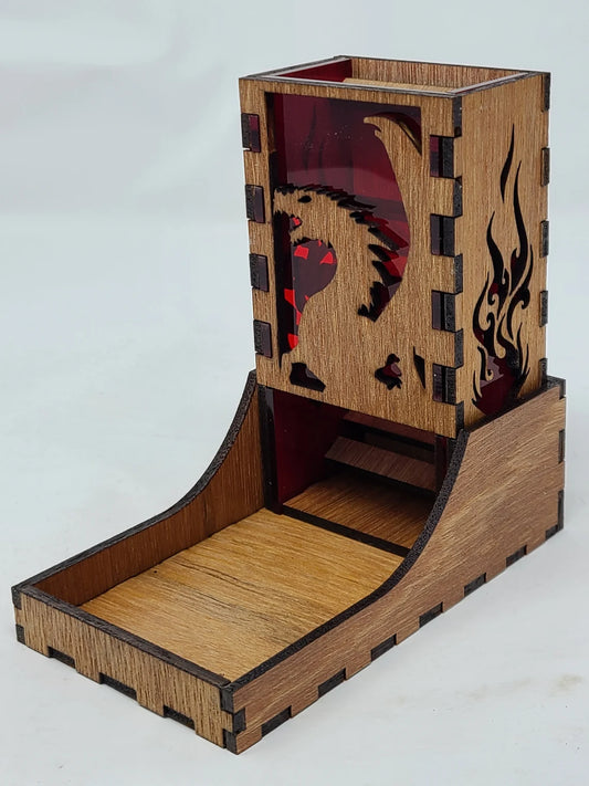 Dragon - Dice Tower - Traveler 2.0 by Vulcan Forge Creations