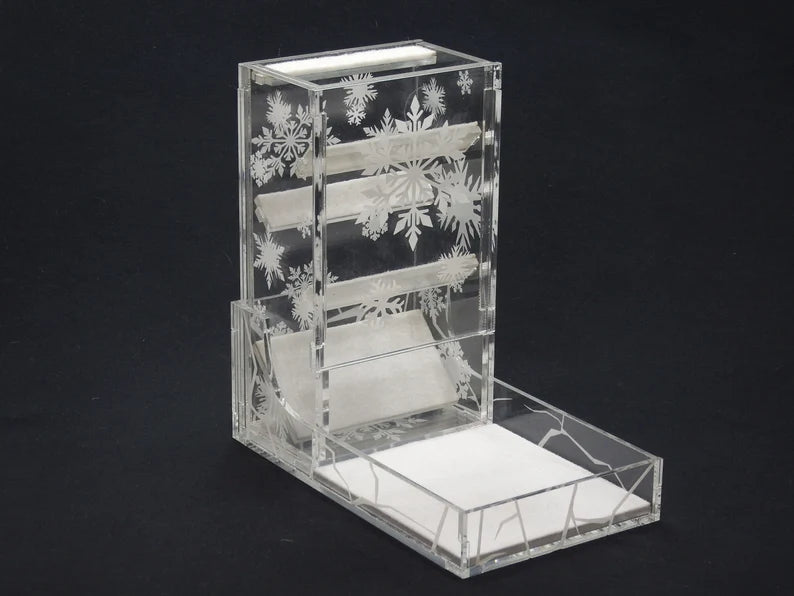 Traveler 2.0 Dice Tower - (Frost / Ice / Snow / Frozen / Winter) - Limited Edition - DnD - GoT - Tabletop