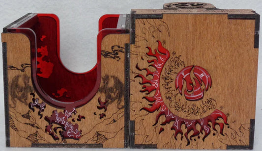 Red Commander Deck Box by Vulcan Forge