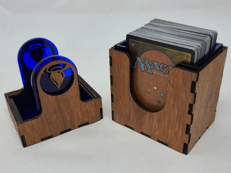 Blue Standard Deck Box by Vulcan Forge