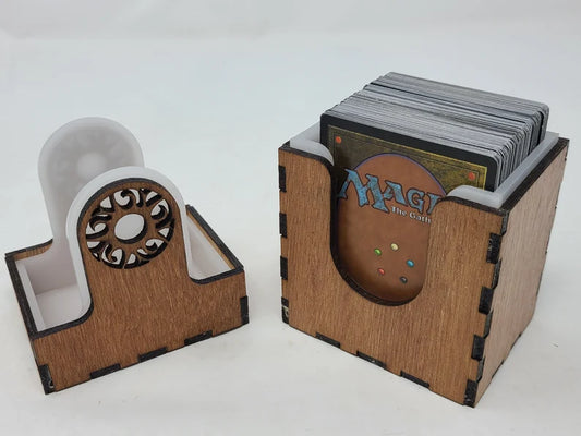 White Standard Deck Box by Vulcan Forge